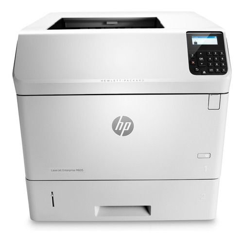 Impresora simple función HP LaserJet Enterprise M605n blanca 100V - 127V