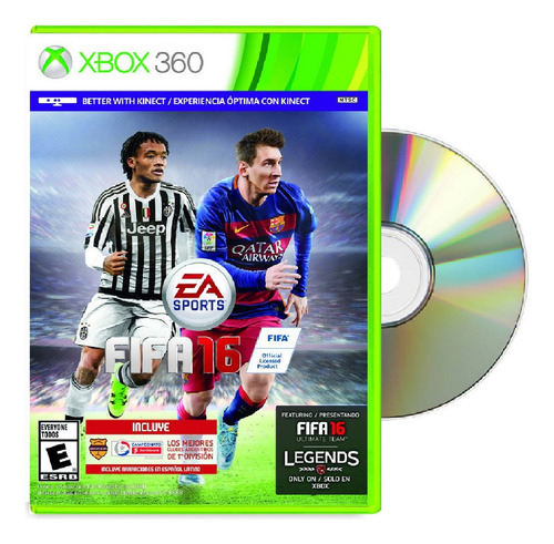 Fifa 16 Xbox 360 Físico Standard Edition Artículo Original (Reacondicionado)