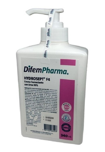 Hydrosept F4 - Crema Humectante Con Urea 10% 340ml Difem
