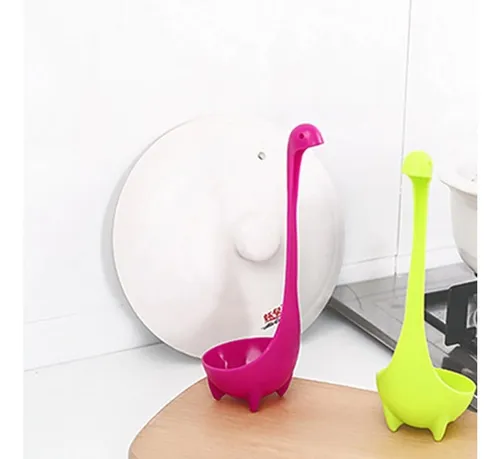 Cucharon Para Sopa Diseño Dinosaurio Nessie Decoracion