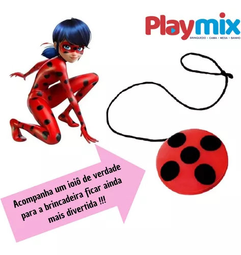 Boneca Miraculous Ladybug Baby Brink Com Ioiô 55 Cm - Novabrink - Bonecas -  Magazine Luiza