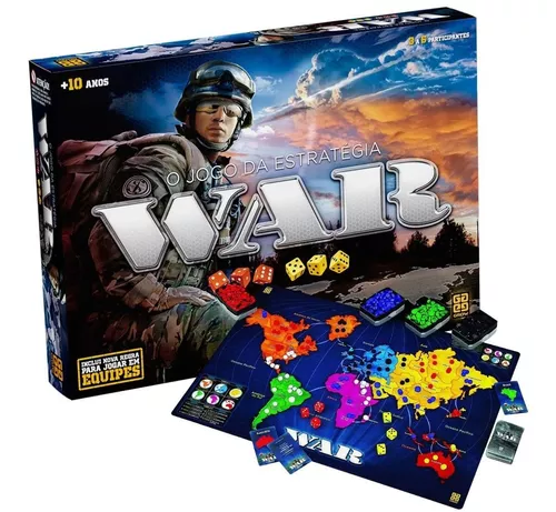 Kit Jogos De Estrategicas Entre Amigos War + Detetive