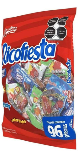 Ricolino Surtido Ricofiesta Bolsa 1.3kg (96 Dulces) Piñata