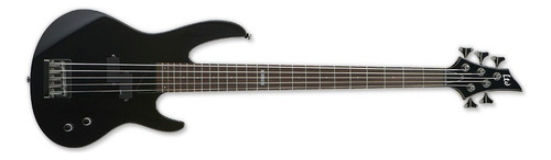 Bajo Electrico 5 Cuerdas Esp B15 Con Funda Color Negro Orientación De La Mano Diestro