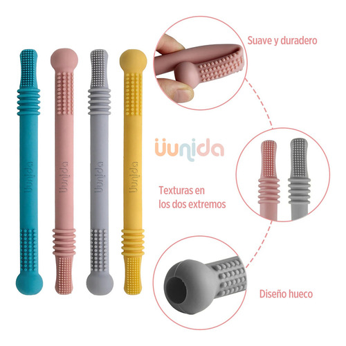 Tubos De Silicone Ocos Para Mordedor De Bebê Sem Bpa -