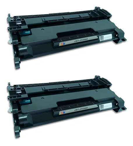 Kit 2 Toner Compatível Com Cf258a M404dw 428dw 258a S/chip Tinta Preto