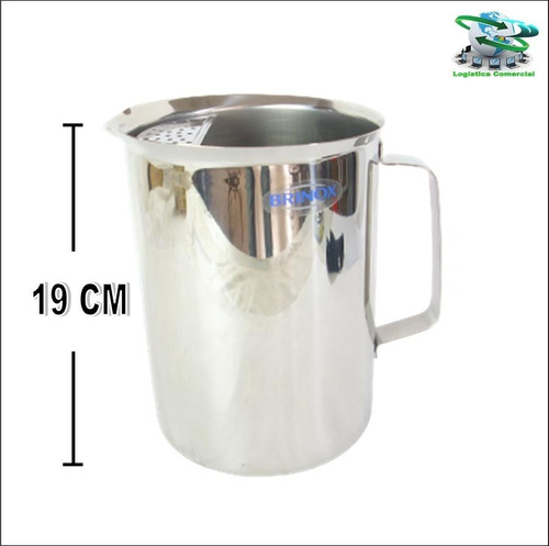Imagen 3 de 9 de Jarra De Agua Acero Inoxidable Brinox 3 Litros Cocina Ksa