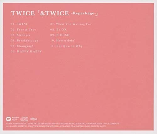 Cd: & Twice (edición Japonesa Reempaquetada)