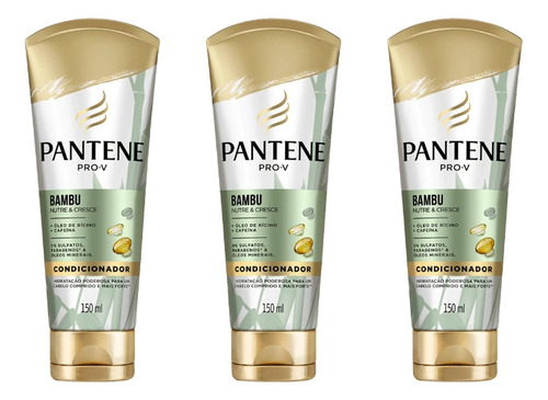 Condicionador Pantene 150ml Bambu-kit C/3un