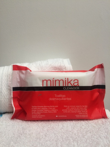 Imagen 6 de 8 de Mimika Cleanser 30 Uni Toallitas Desmaquillantes Lidherma