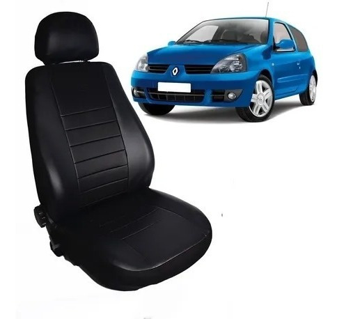 Funda Cubre Asiento Cuero Acolchado Renault Clio 2 Enteriza