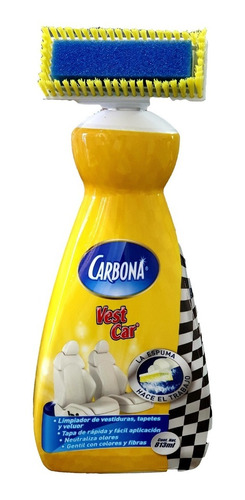 Espuma Sin Jabón Carbona (cepillo) Neutraliza Olores 813ml