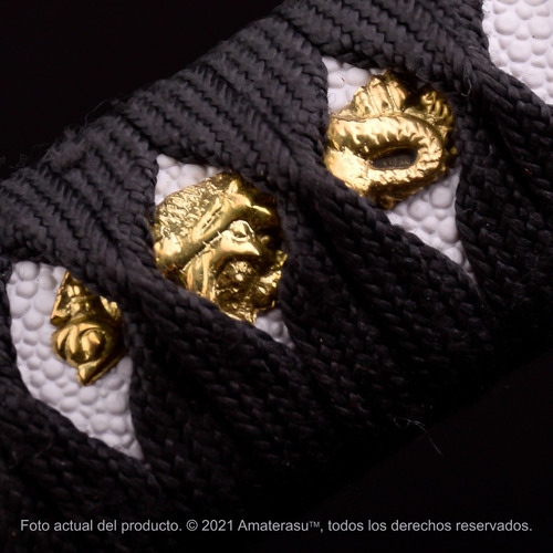Imagen 3 de 10 de Espada Samurai Katana Kensei Kogane Acero Dorado Full Tang