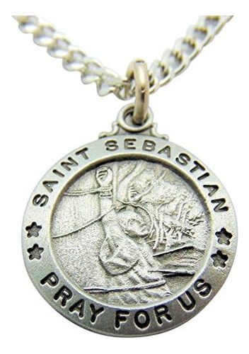 Westman Works Medalla De Peltre De San Sebastián En Caja De 