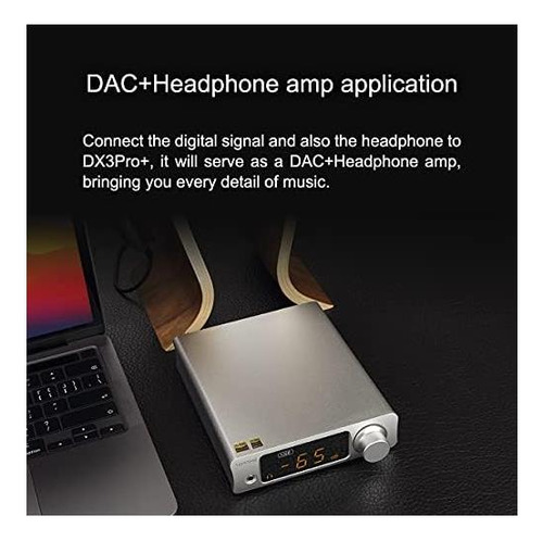 Topping Dx3pro+ Ldac Amplificador De Auriculares Es9038q2m