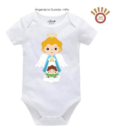 Mameluco Para Bebé Ángel De La Guarda  Niño  