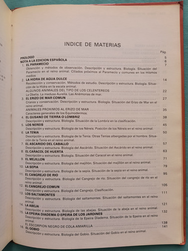 Zoología Las Ciencias Naturales 1a Ed 1979 (Usado)