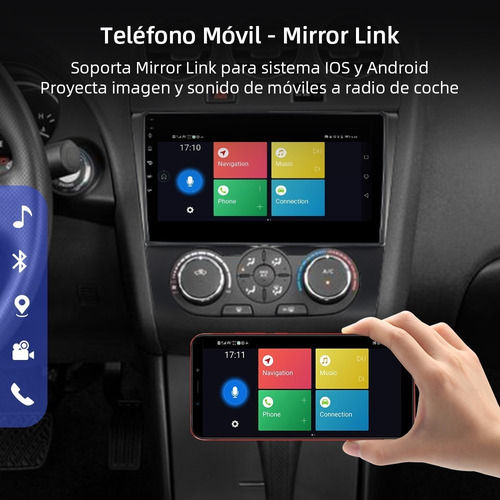 Zk Estéreo 1+32g Para Nissan Altima 2007-2012 Cámara Gps