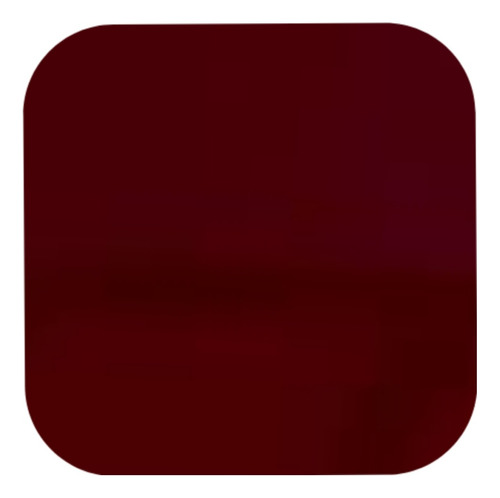 Lamina De Acrilico Rojo Transparente 2mm 122x244cm
