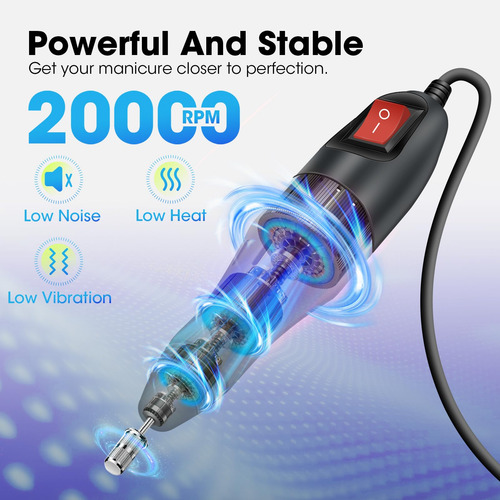 Máquina Perforadora De Uñas Eléctrica Lavaed Professional Co