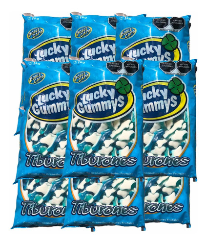 Gomitas Lucky Gummys Tiburones 27 Kg 