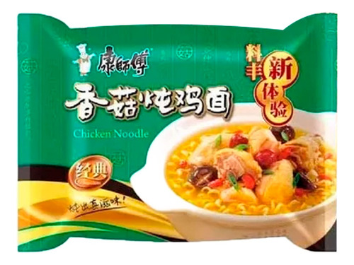 Ramen Master Kong Sabor Pollo Y Hongo Sopa Instantanea 10pz
