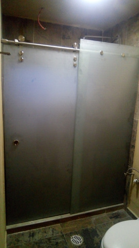 Cancel De Baño Vidrio Templado De 6mm Modelo Slider 100 2m