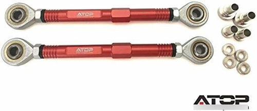 Atop Rc Steering Aluminum Pull Rod For Losi 5ive-t (red)