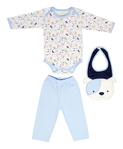 Conjunto Canastilla Para Bebe 3 Piezas Body Saby Kids