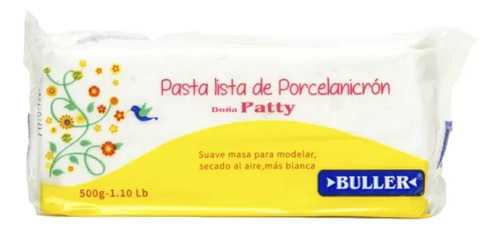 Masa Blanca Porcelanicrón De 500 Gr Doña Patty Buller