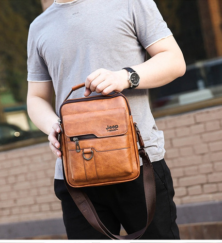 Imagen 9 de 9 de Jeep Business - Bolso Bandolera Para Hombre