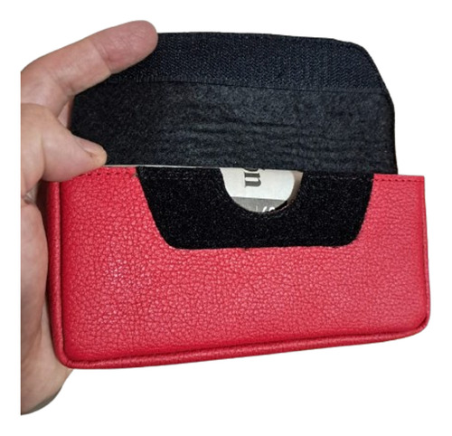 Funda Estuche Cuero Para Zte Blade A54 - Horizontal Premium Rojo Horizontal Con Doble Gancho Para Guardar El Celular Con Una Proteccion Puesta Dentro (silicona, Tpu, Goma)
