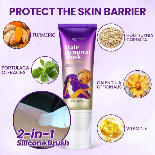 Crema Depilatoria Luxfume Para Piel Sensible 200ml