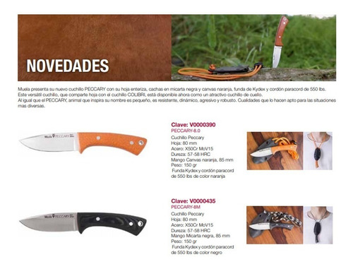 Imagen 6 de 6 de Cuchillo Muela Peccary Modelo V0000435