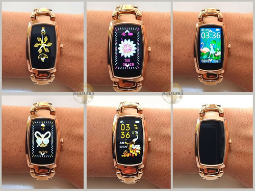 Imagen 10 de 10 de Smartwatch H8 Pro Reloj Inteligente De Dama Lujo Android Ios