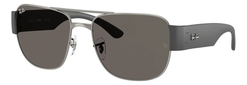 Óculos De Sol Quadrado Ray-ban Rb3756 004/b1 59 Cinza Fosco