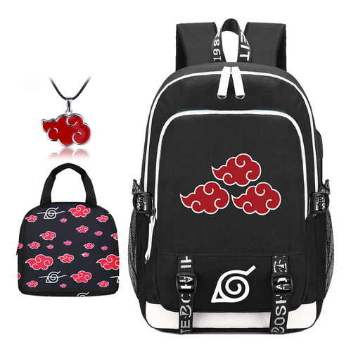 Collar De Lonchera Con Mochila De Estudiante Naruto