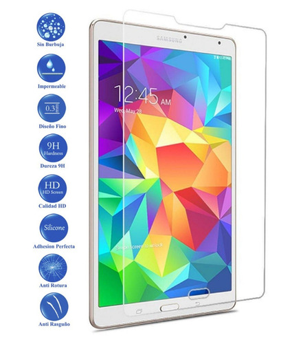 Film Glass Vidrio Templado Para Samsung Tab S 8.4 10.5