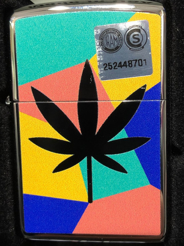 Encendedor Zippo Leaf With Pop Art Design Made In Usa 28549