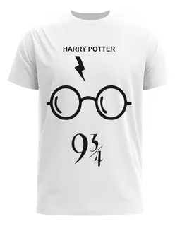 Camisetas Masculinas Harry Potter Branca Blusas Tumblr Geek