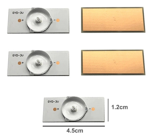 Imagen 2 de 4 de Kit Tiras Led Smart Tv 32 A 65 Pulgadas De 20 Pzs