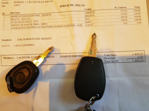 Renault Symbol 1.6 8v 2010 Bom Estado 66.000 Km Único Dono