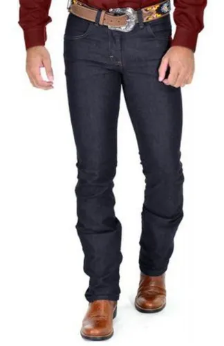 Calça Country Jeans Masculina De Cowboy Para Usar Com Bota