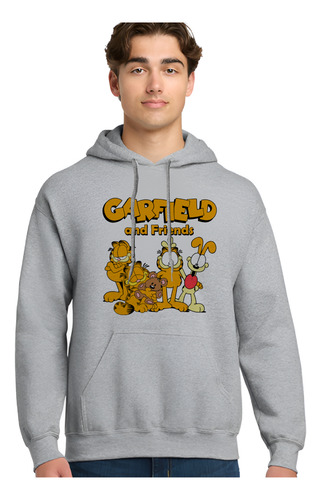 Sudadera Garfield Y Amigos Queridos
