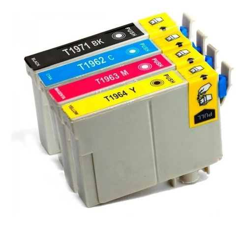 Imagem 1 de 3 de Cartuchos T194 T196 Kit 4 Cor Xp104 Xp204 Xp214 2032xl Alta