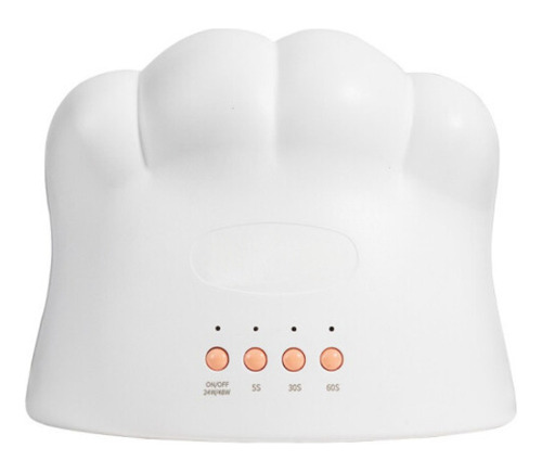 Lámpara De Uñas Uv Pata De Gato Professional Soporte 48w