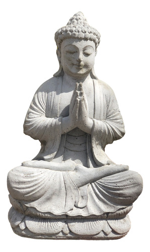 Buda Namasté - Namaskar 55 Cm Cemento - Decoración