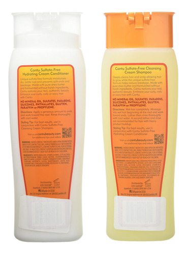Manteiga De Karité Cantu Para Shampoo E Condicionador Duplo