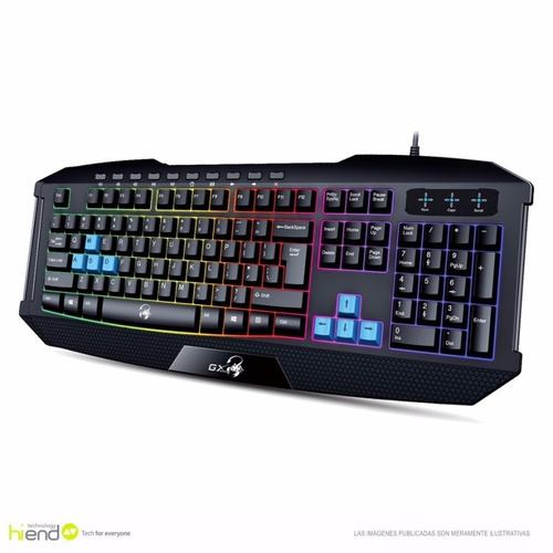 Teclado Gamer Genius Gx Scorpion K215 Retroiluminado Usb 