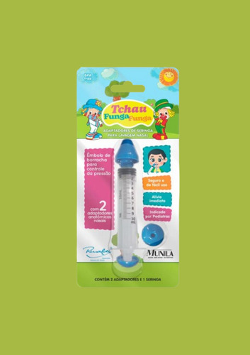 Seringa Terapêutica Para Higiene Nasal Com Controle Patati